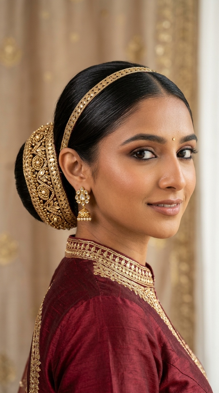 The Sleek Gota Patti Bun