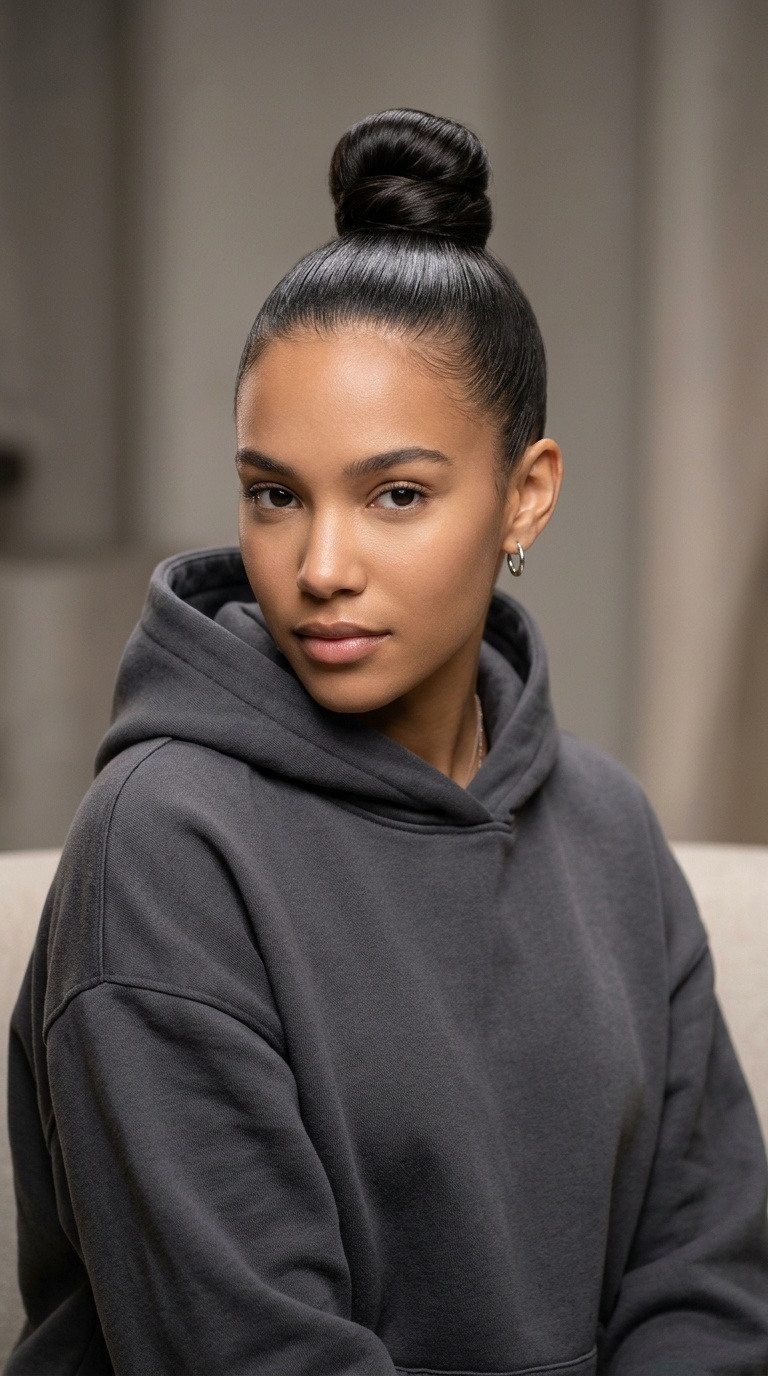 The Sleek High Bun