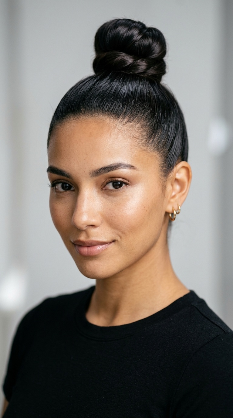 The Sleek High Bun