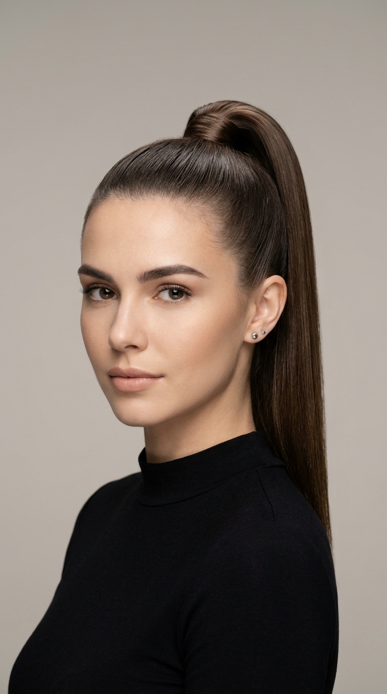 The Sleek High Ponytail