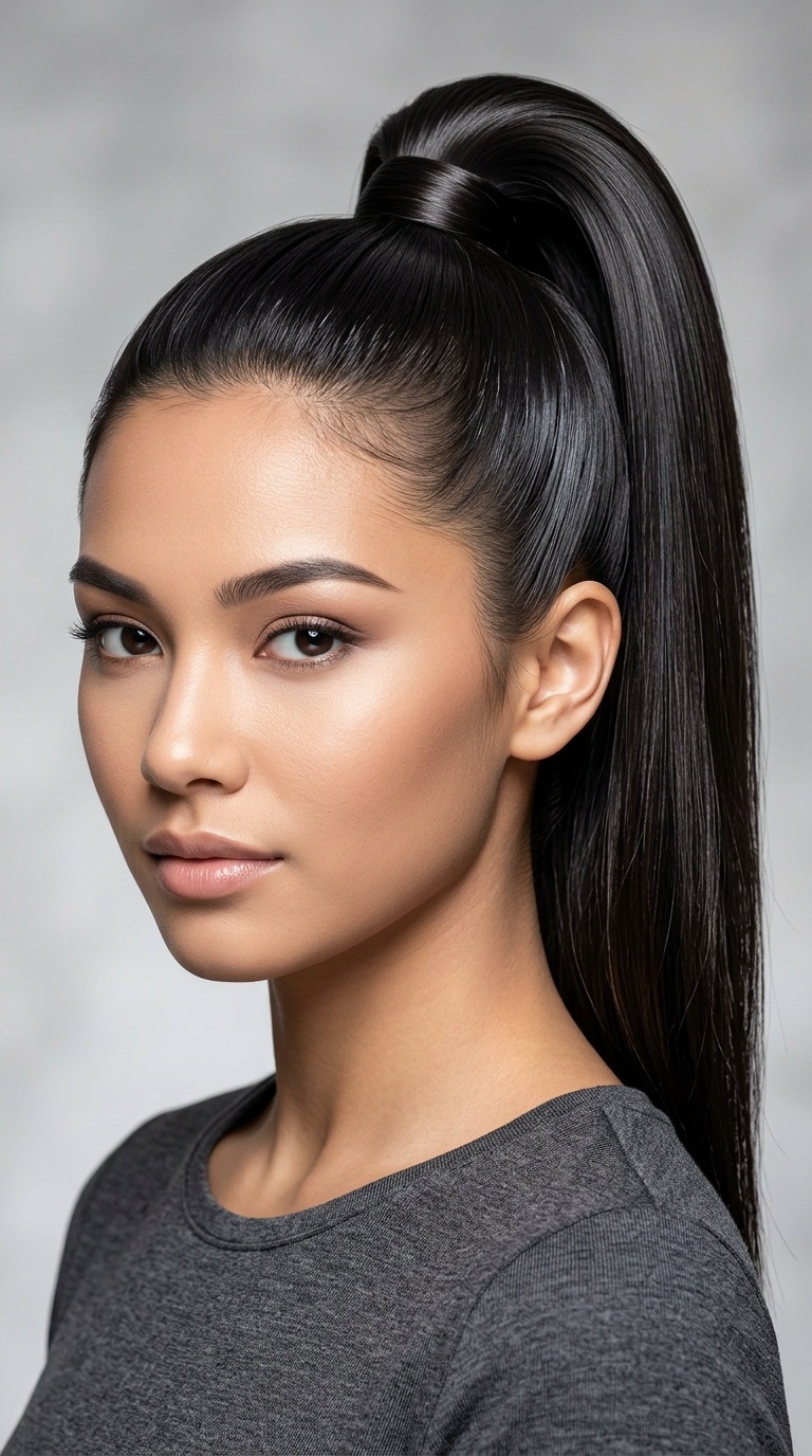 The Sleek High Ponytail