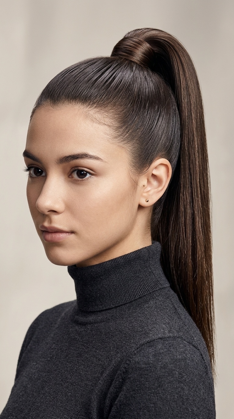 The Sleek High Ponytail