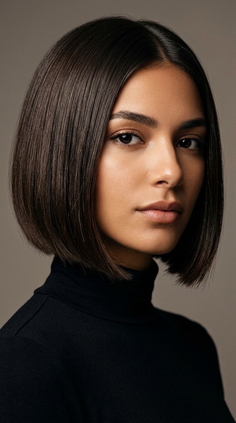 The Sleek Italian Bob