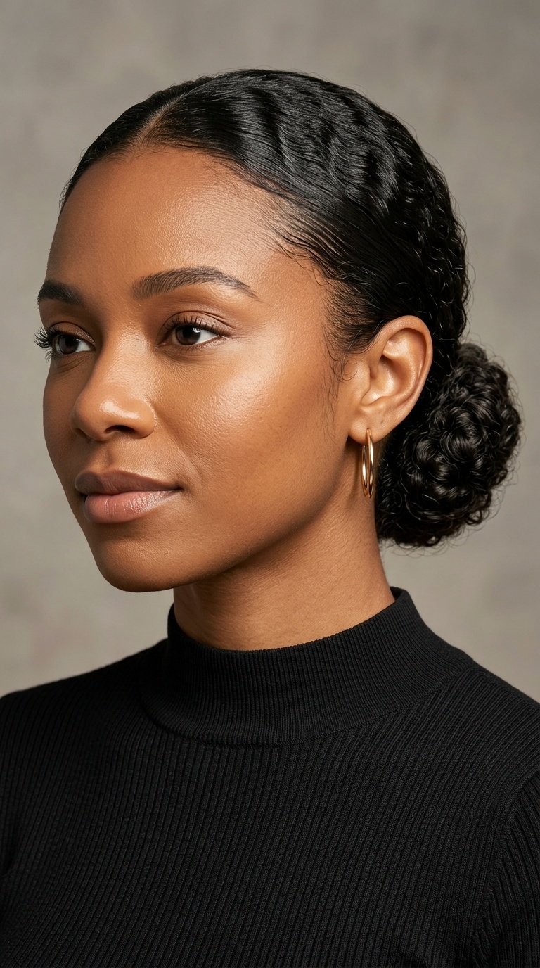 The Sleek Low Bun