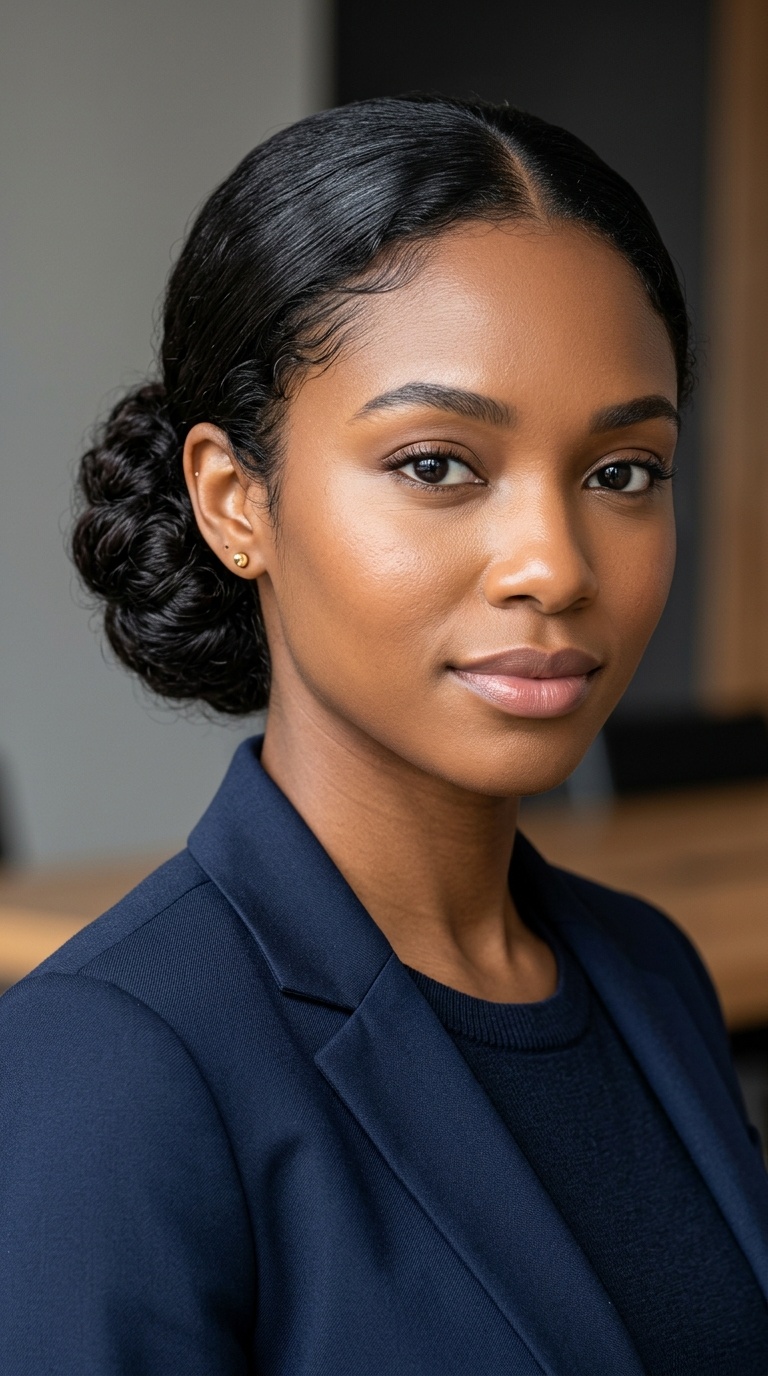 The Sleek Low Bun