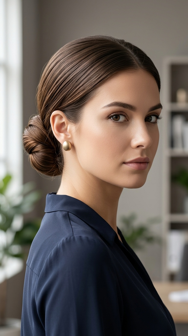 The Sleek Low Bun
