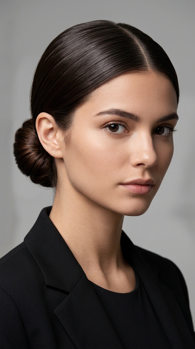 The Sleek Low Bun