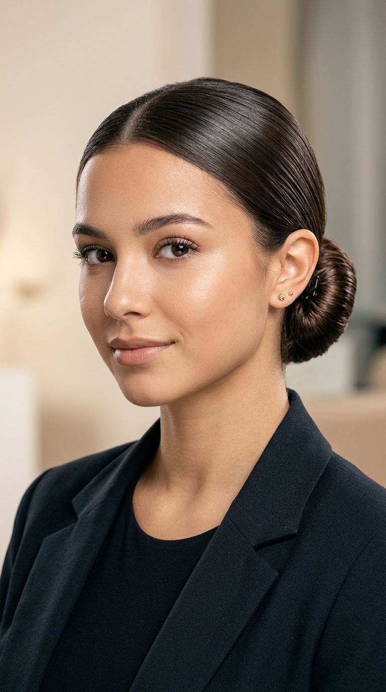 The Sleek Low Bun