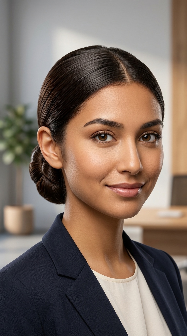 The Sleek Low Bun