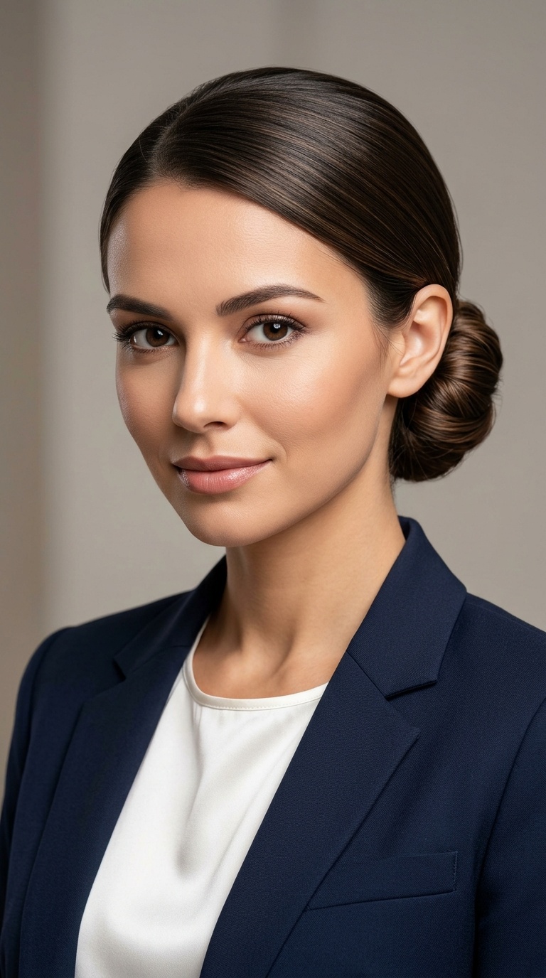 The Sleek Low Bun