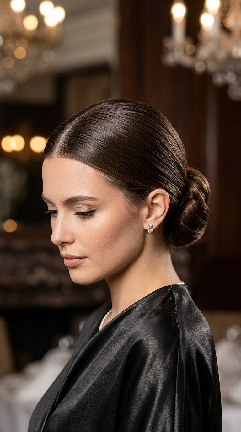 The Sleek Low Bun