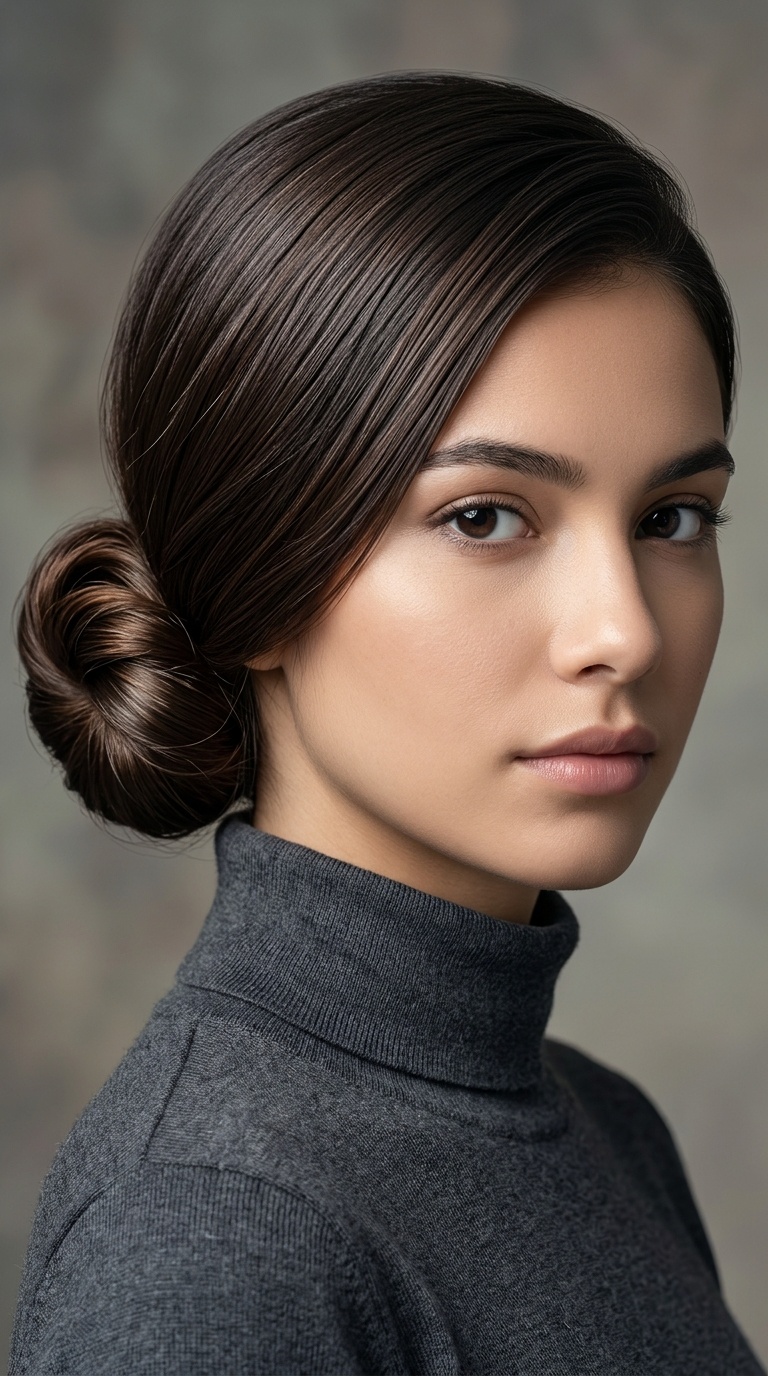 The Sleek Low Bun