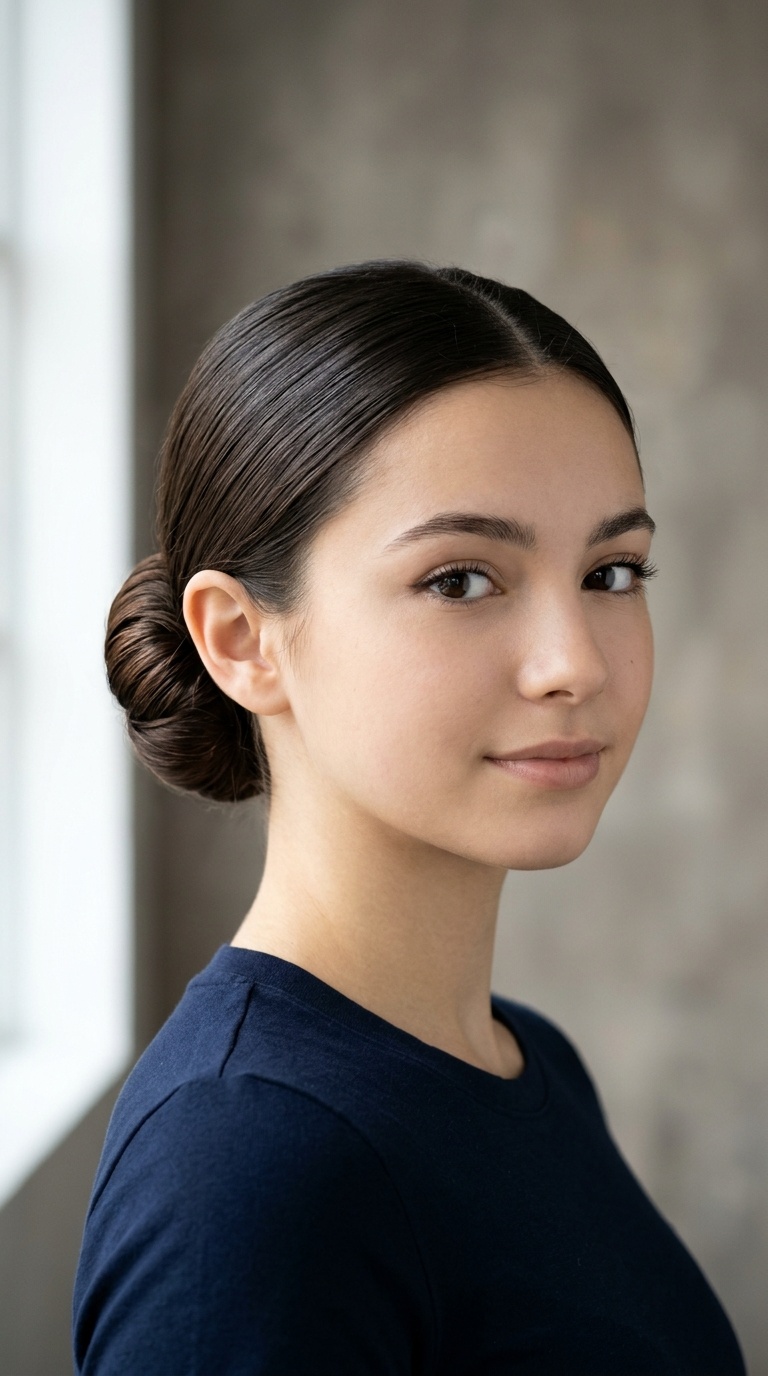 The Sleek Low Bun