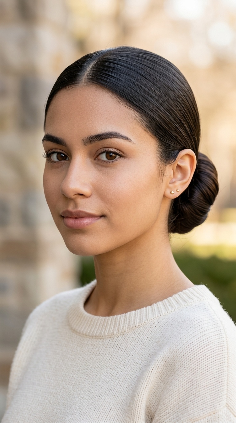 The Sleek Low Bun