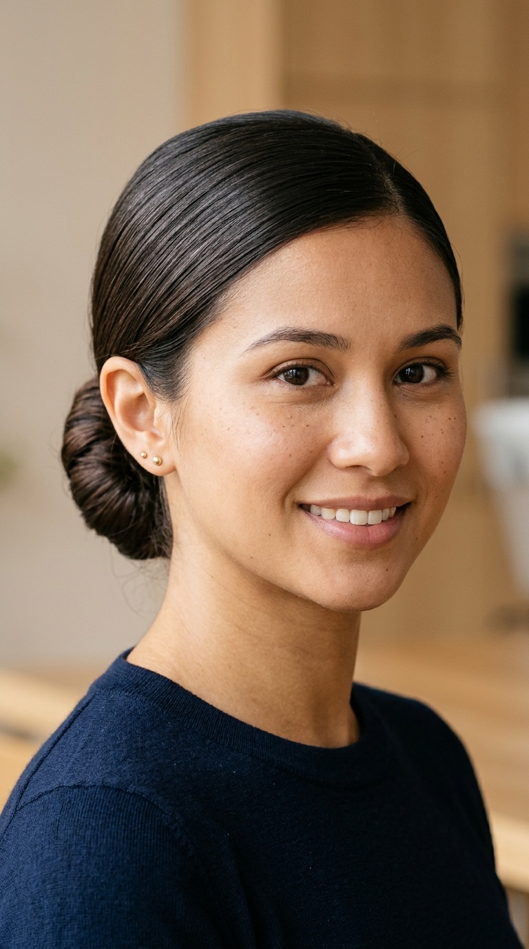 The Sleek Low Bun