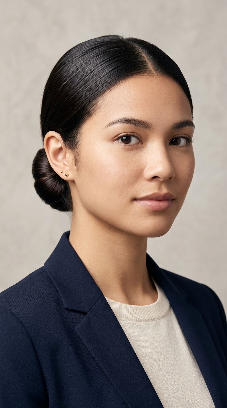 The Sleek Low Bun