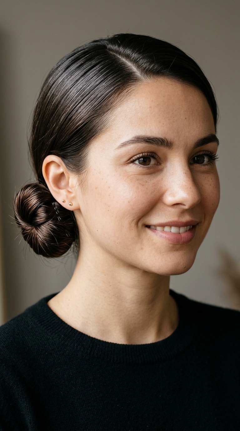 The Sleek Low Bun