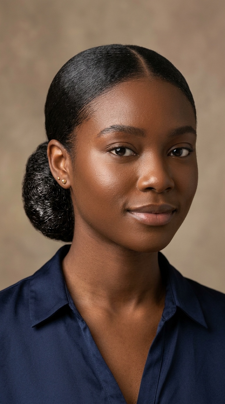 The Sleek Low Bun