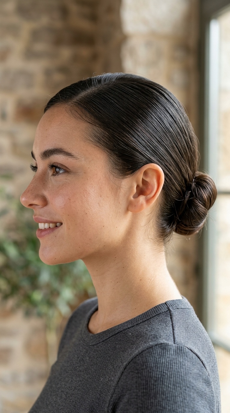 The Sleek Low Bun