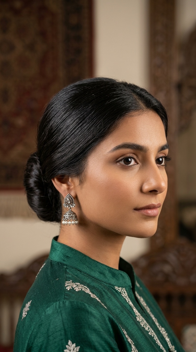 The Sleek Low Chignon