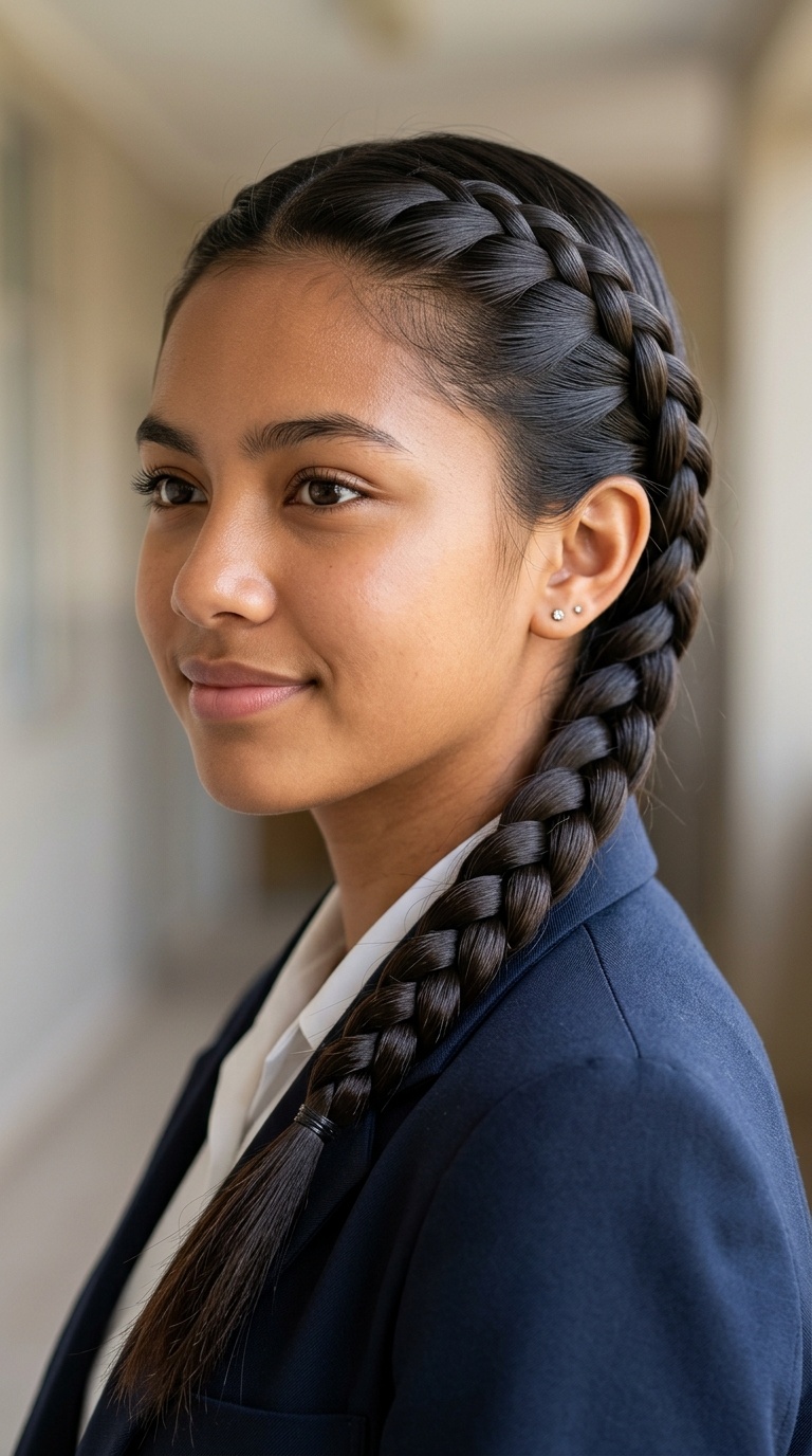The Sleek Side Braid