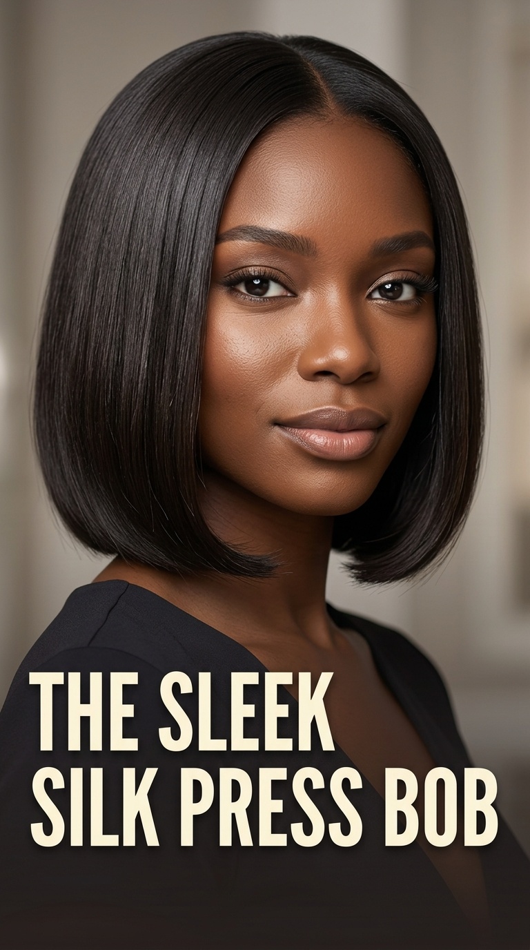 The Sleek Silk Press Bob
