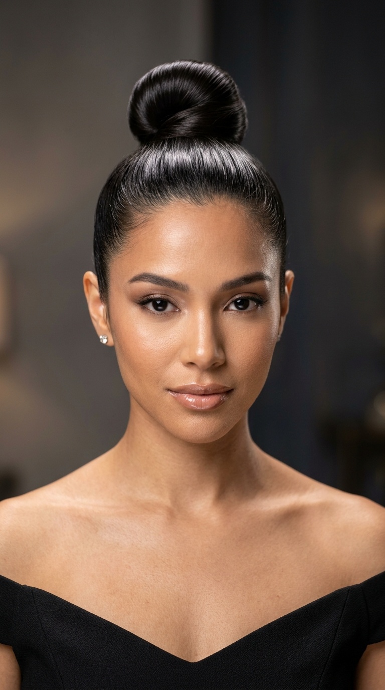 The Sleek Top Knot