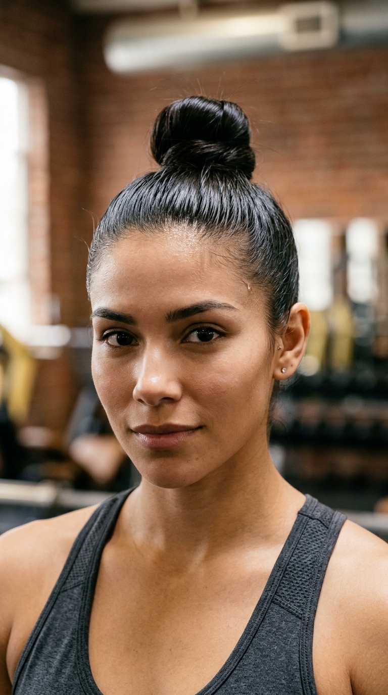 The Sleek Top Knot