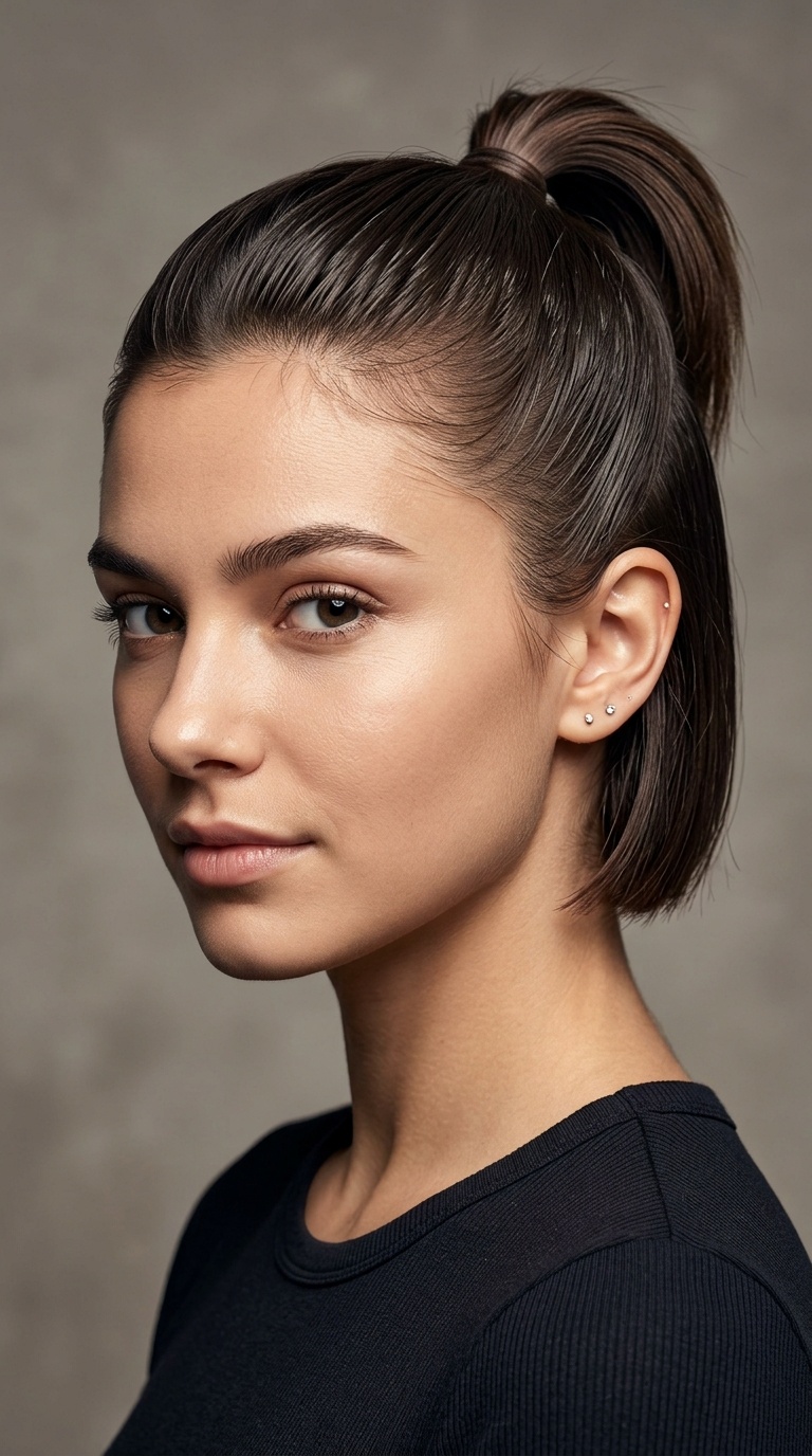 The Slicked Back High Tie