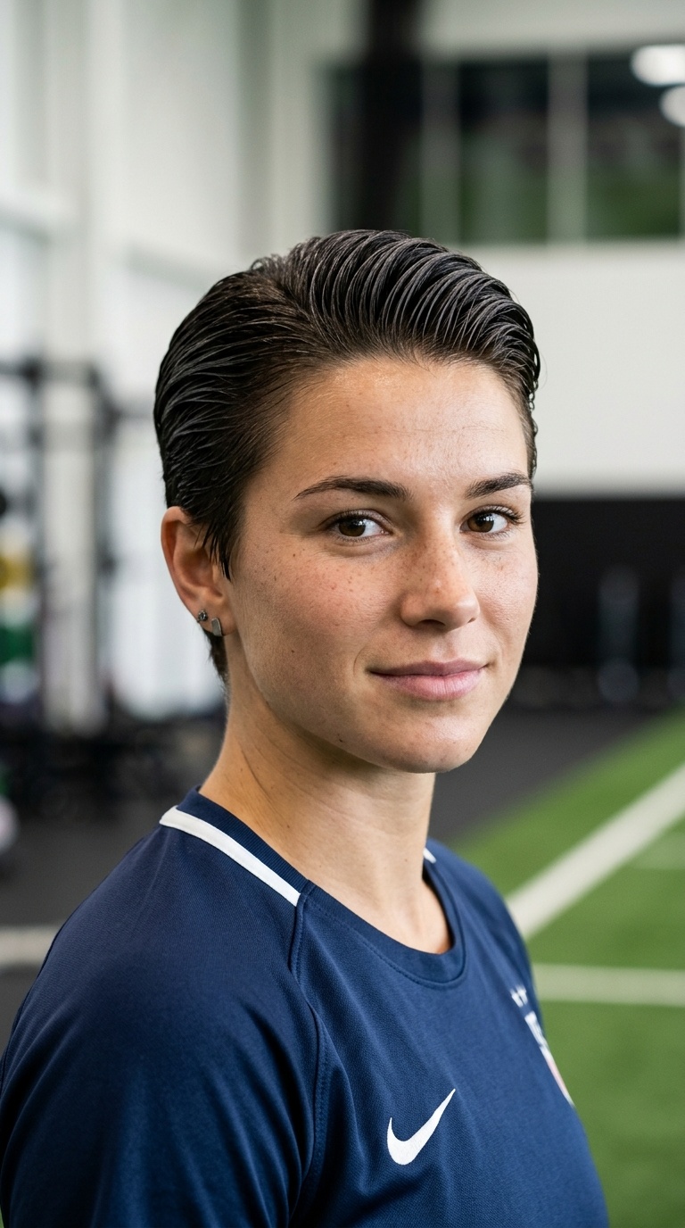 The Slicked-Back Pixie