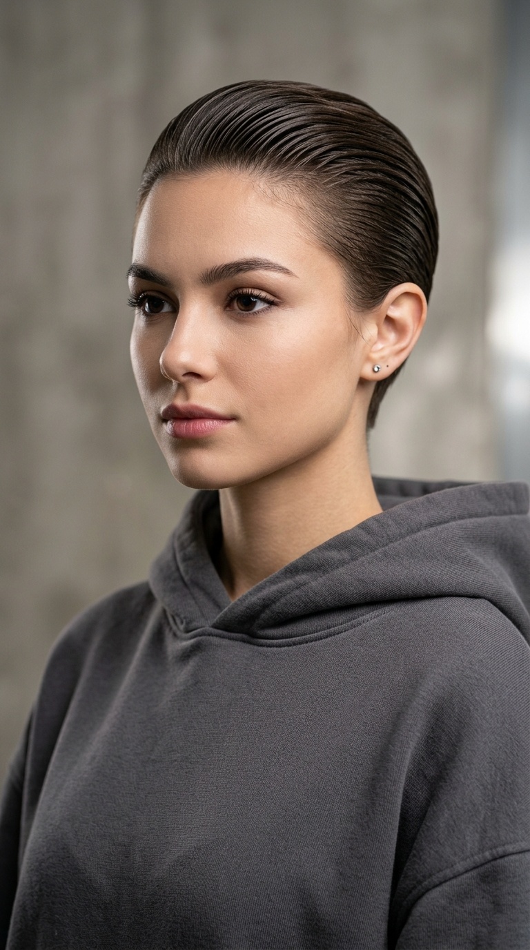 The Slicked-Back Pixie