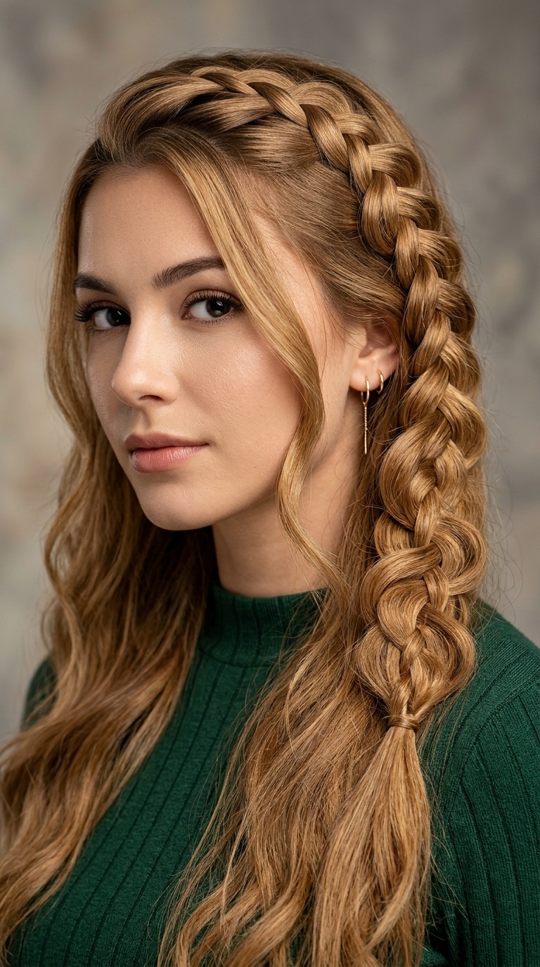 The Snake Braid Detail