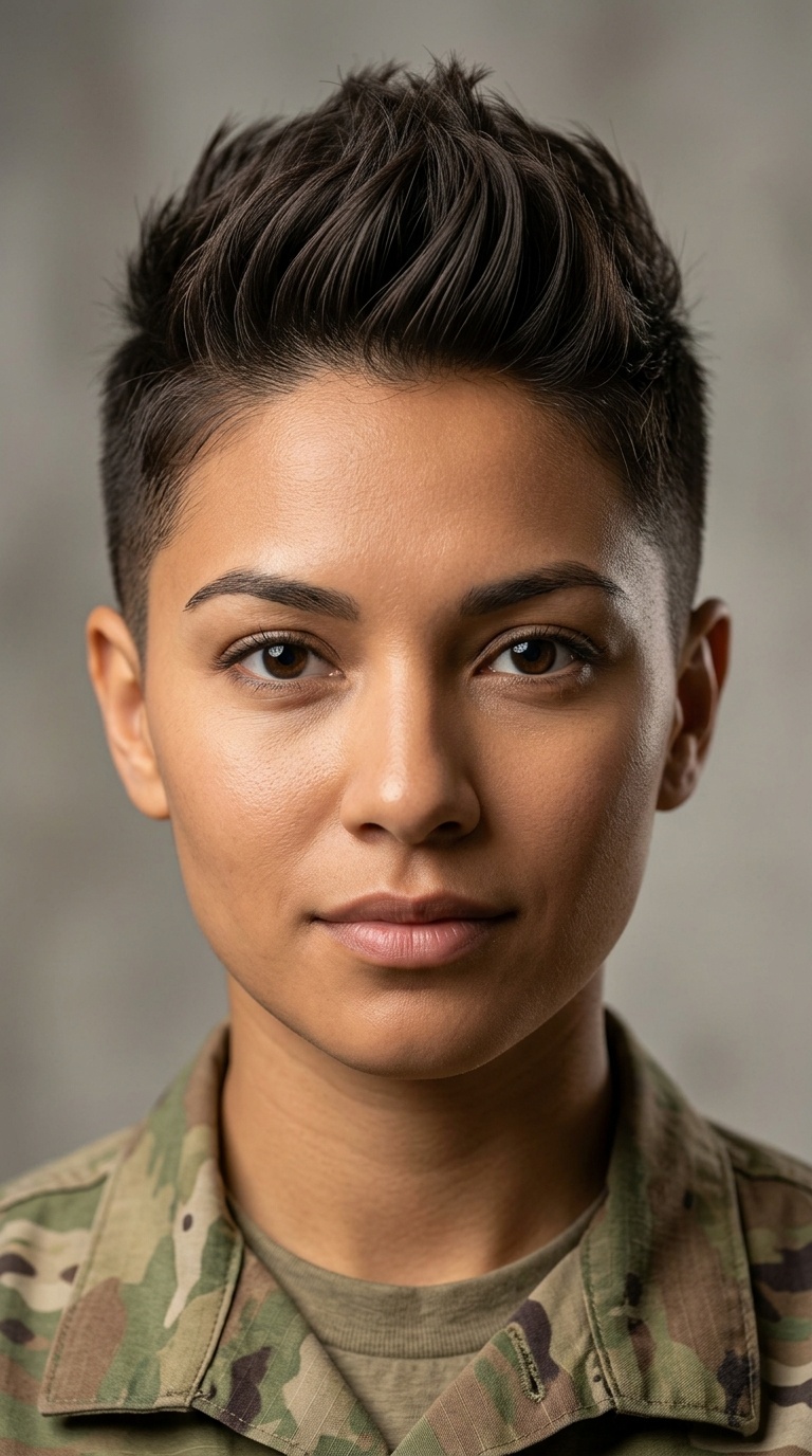 The Subtle Faux Hawk