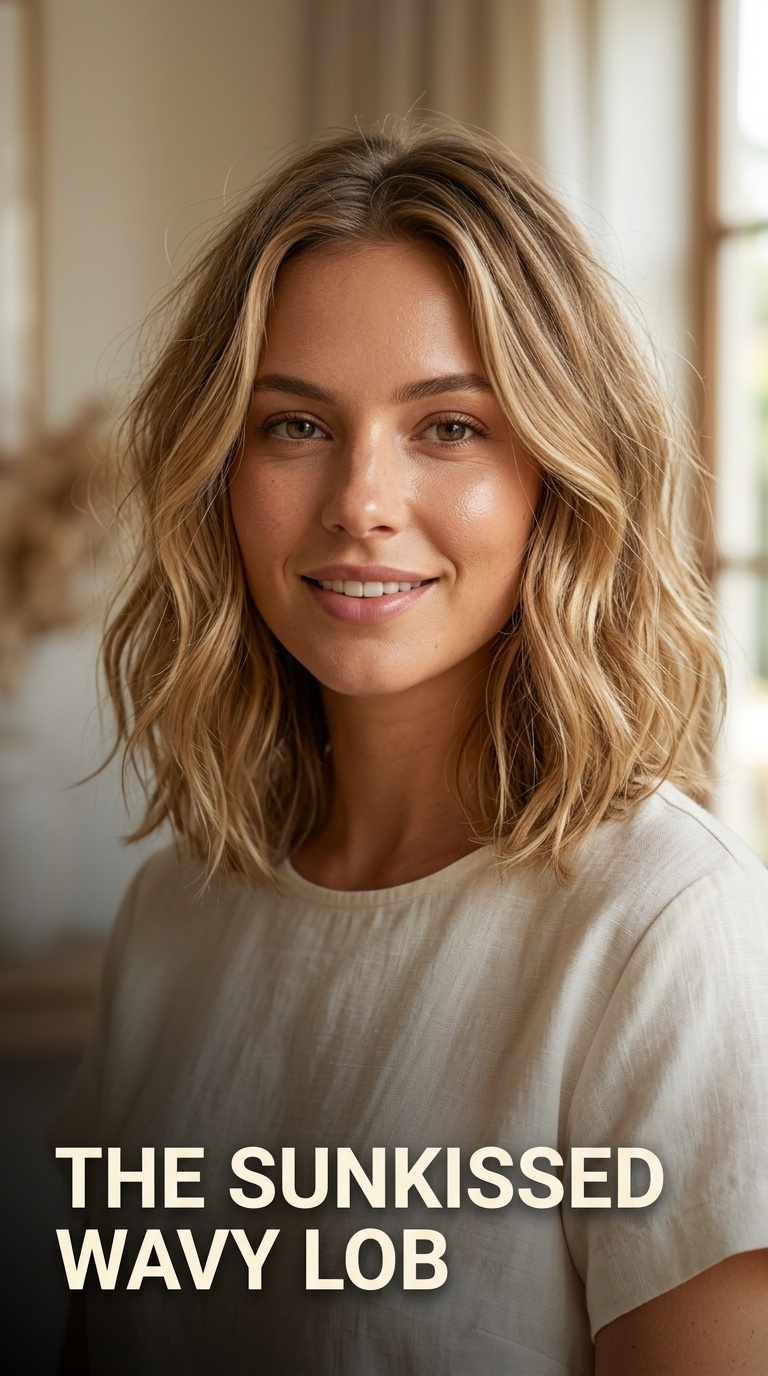 The Sunkissed Wavy Lob