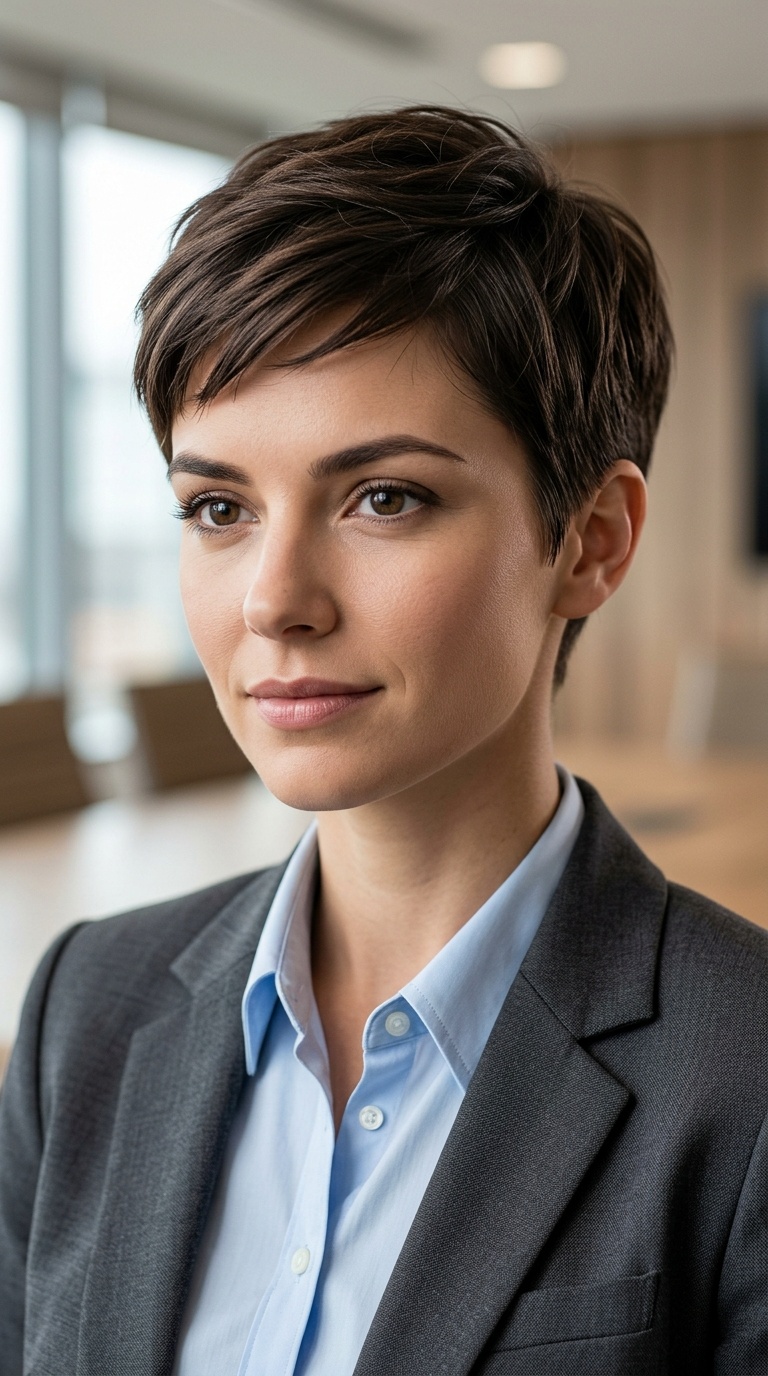 The Tapered Pixie Cut