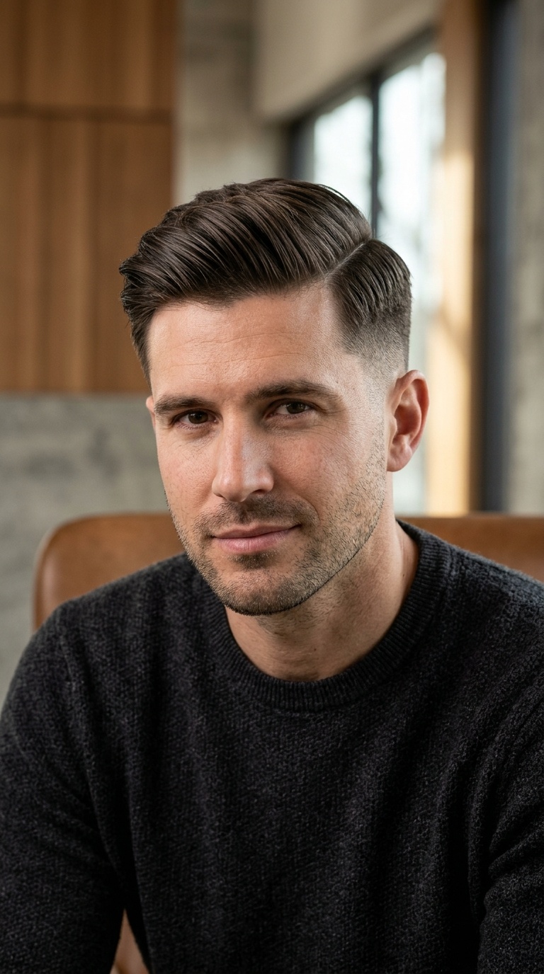 The Tapered Side Part