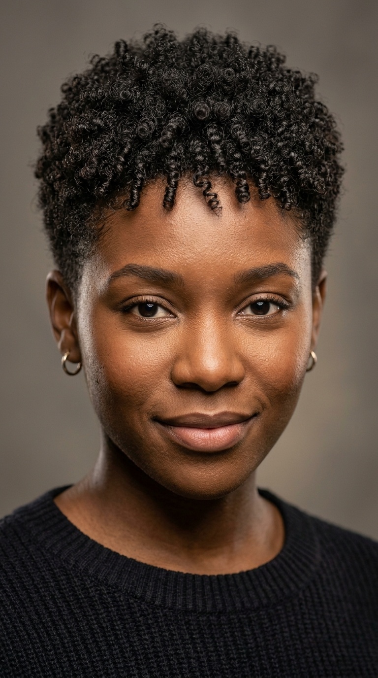 The Tapered Teeny Weeny Curls (TWA)