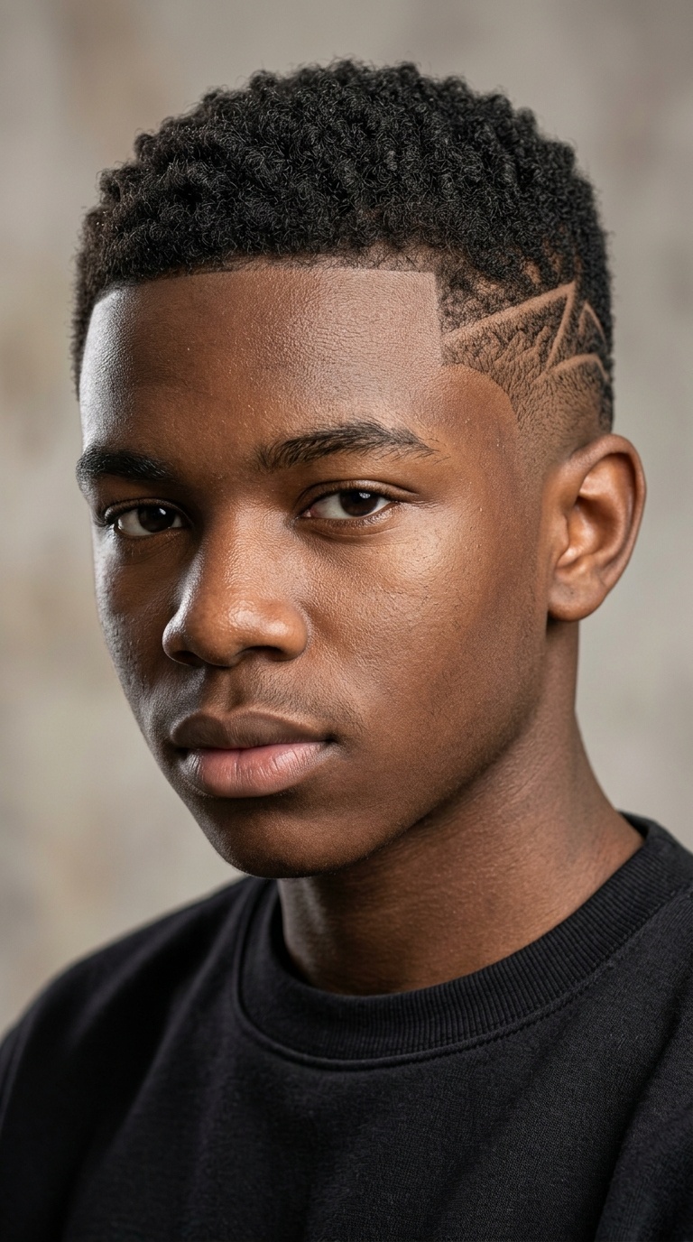 The Textured Buzz Cut with Designs