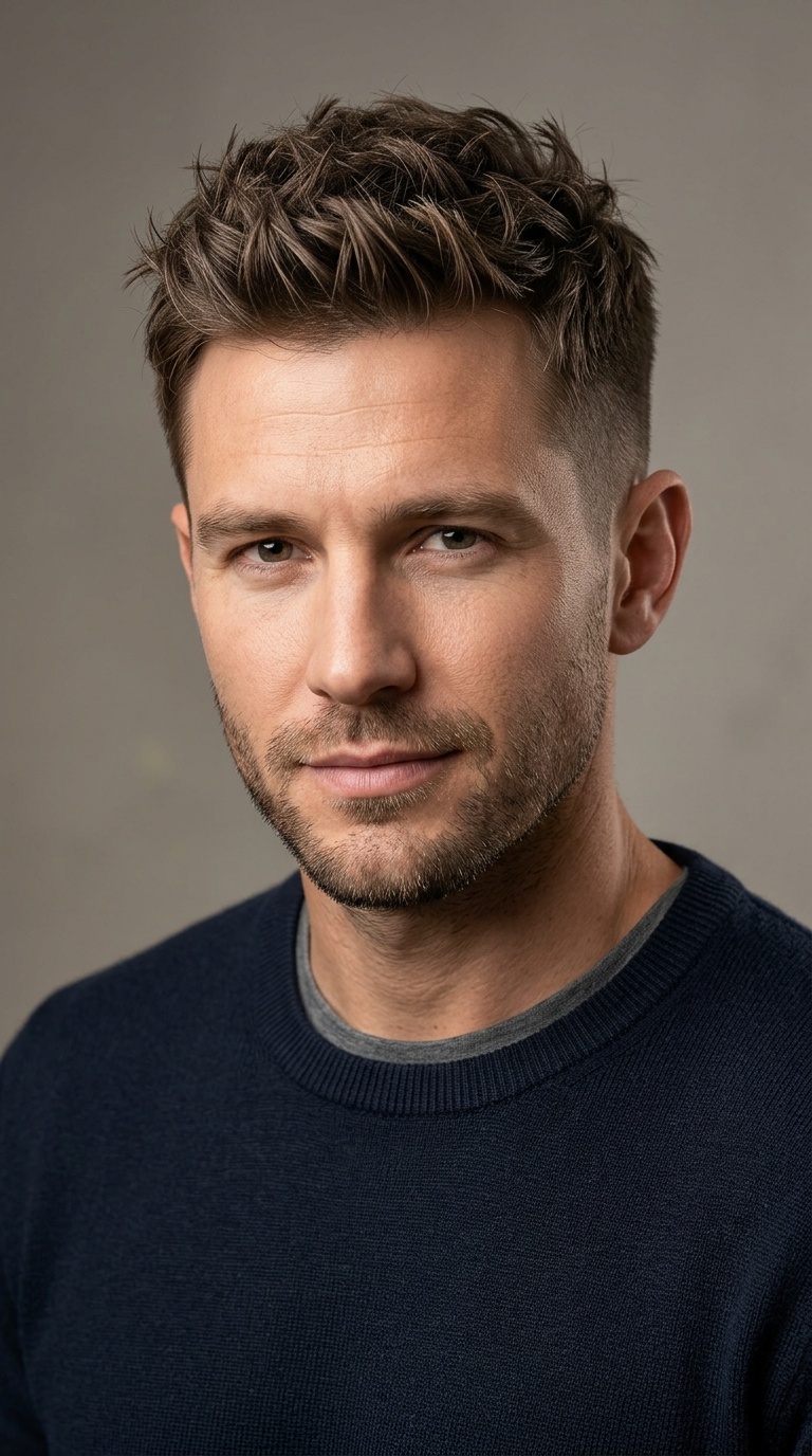 The Textured Crew Cut