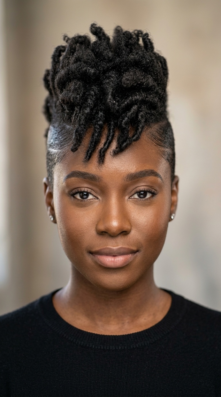 The Textured Mohawk with Smooth Sides