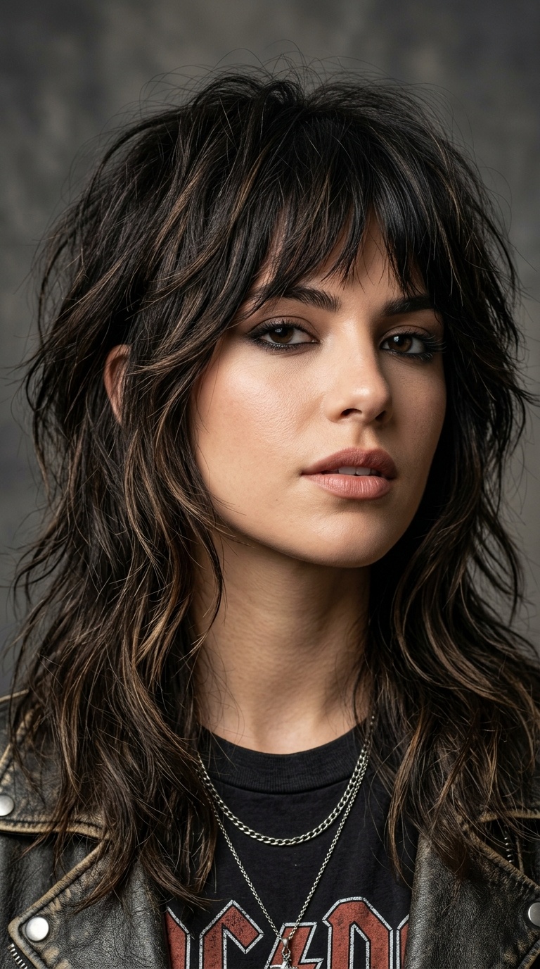 The Textured Mullet Shag