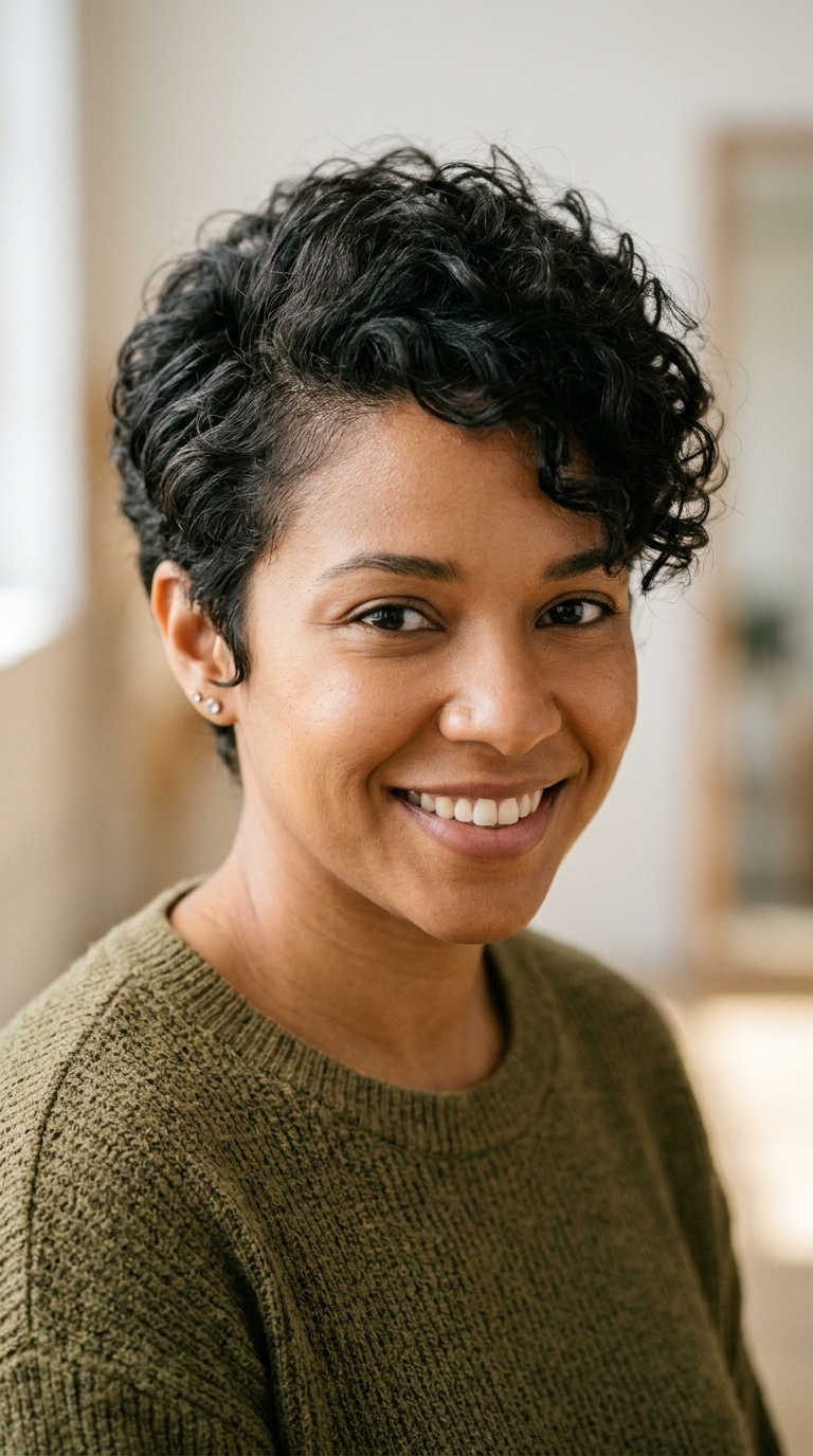 The Textured Pixie Cut