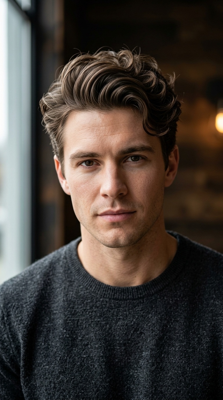 The Textured Wavy Quiff