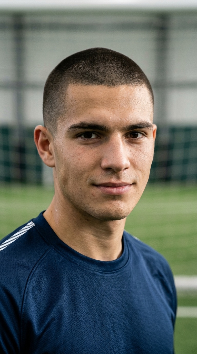 The Tight Buzz Cut (Low Maintenance)