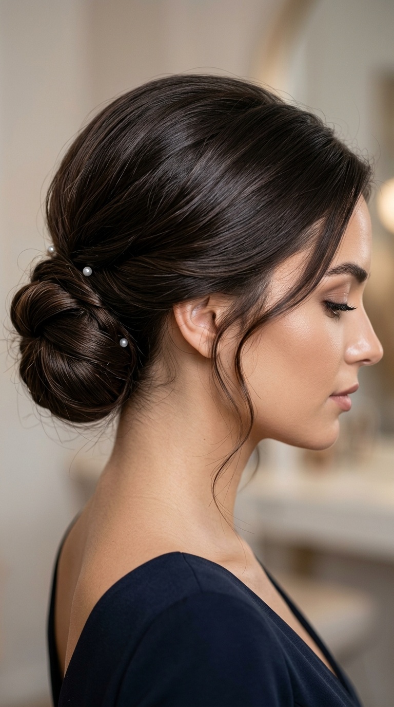 The Timeless Low Chignon