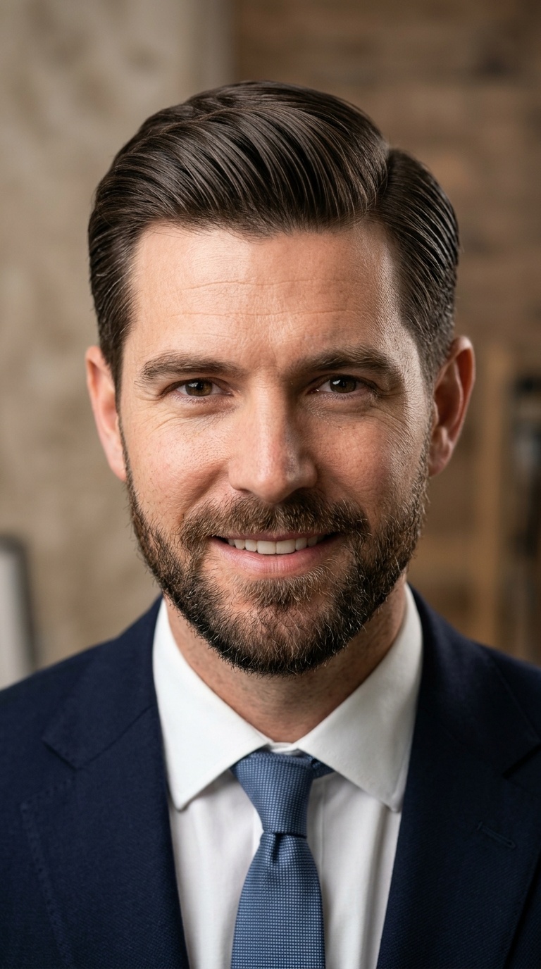 The Traditional Side Part