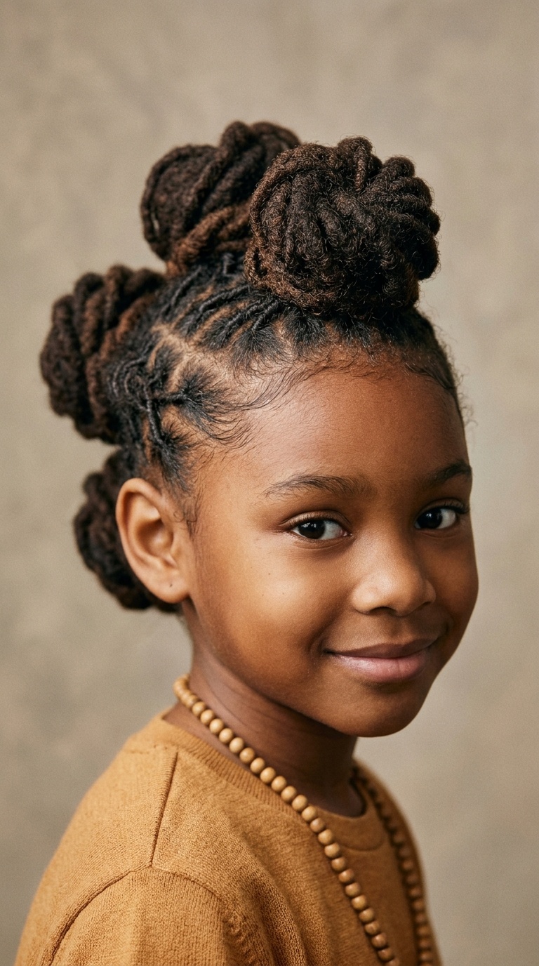 The Triple Bun Mohawk