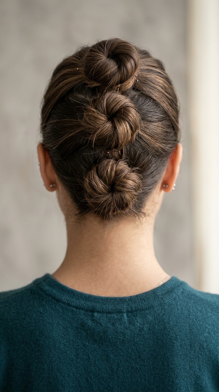 The Triple Stacked Bun