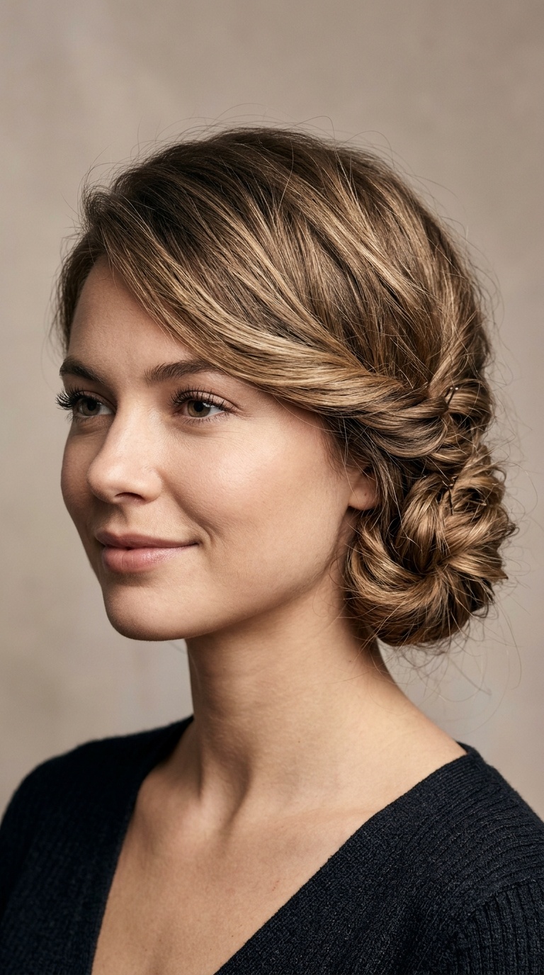 The Tuck-and-Roll Updo