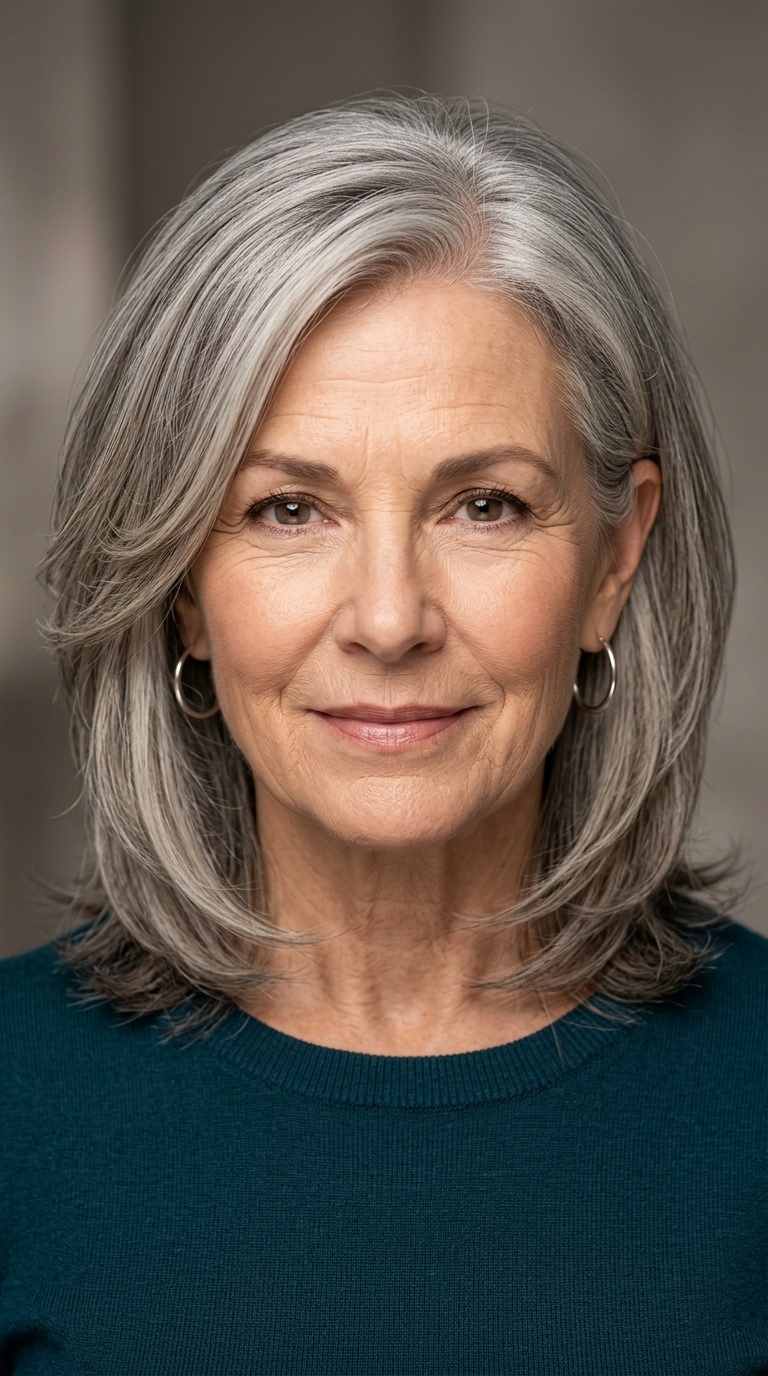 The Tucked-Behind-Ear Layered Cut